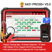 Car Diagnostic Tools CANFD DOIP Auto OBD OBD2 Full System Scanner Topology Map