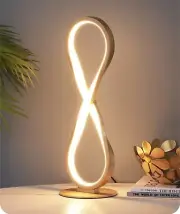 Table Lamp, Touch Control Bedside Lamp, 3 Color Temperature, 475LM,