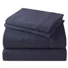 4-Pc Bed Bath & Beyond Simply Essential Jersey King Sheet Set Demin Heather Blue