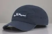 SUPREME ARABIC LOGO CAMP CAP NAVY FW23 WEEK 7 (100% AUTHENTIC) BRAND NEW