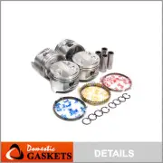 01-05 Mazda Miata 1.8L Turbocharged DOHC Pistons and Rings Set BP-Z3 BP-Z3T (for: Mazda)