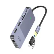 USB Docking Station USB C HUB USB 3.0 to Dual HDMI VGA Adapter Triple Display...