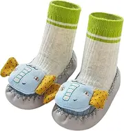 [JEUROT] Baby Sock Shoes Anti Skid Cartoon Toddler Slipper Socks Walking Infant Moccasins Animal Crib Shoes Sock with Grips