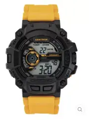 Armitron Tactical Chrono 53mm Watch- Scuba Dive To 330’ extreme Sports -Yellow