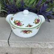 Old Country Roses Royal Albert 5 Pint Casserole 1998 ~ Royal Doulton New!