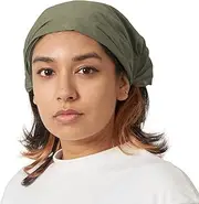 CHARM Yoga Bandana Scarf headband - Womens Head Cover Elastic Boho Accessory Khaki