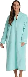 [Just Love] Textured Plush Zipper Lounger Robe for Women