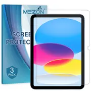 [3 Pack] Apple iPad 10.9" 2022 (10th gen) Anti-Glare Matte Film Screen Protector by MEZON – Case and Pencil Friendly (iPad 10.9", Matte) – FREE EXPRESS