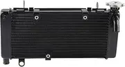 Motorcycle Radiator Cooler Cooling Water Tank High Performance Aluminium Alloy Engine Oil Cooler for CBR400 CBR400RR NC29 CBR29 MC29 1990 1994 Black