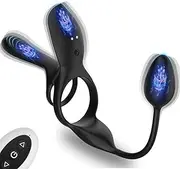 Anal Plug Sex Toys Vibrator 3 in 1 Vibrating Cock Ring Penisring Vibrators Adult Toys Remote Control Cockring Anal Butt Plug Male Sex Toys for