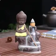 Creative Incense Burner Smoke Waterfall the Little Monk Small Buddha Incense A