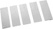 Healeved Nail Art Stamping Kit 5pcs Manicure Templates Steel Plates for DIY Nail Art Projects