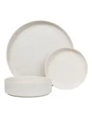 [Robert Gordon] Form Dinner Set 12 Piece in White Speckle
