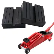 2x Rubber Car Pad Block Hydraulic Ramp Jacking Pad Trolley Jack Lifting Adapter