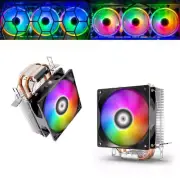 A200 Quiet CPU Cooler 9CM RGB Fan with Pipes for Optimal Cooling Fans