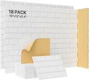 Upgraded Soundproof Wall Panels, Sound Proof Foam Panels for Walls, 18 Pack Bri