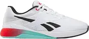 [Reebok] Unisex Nano X5 Trainers, FTWR White Black Energy Red, 40 EU
