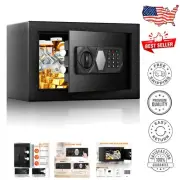 Alloy Steel Home Safe with Dual Security Alarm - 0.8 Cub Size for Maximum Safety