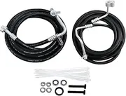 BuliBoao Rear Auxiliary AC Hose Line Kit Fits for Cadillac Escalade ESV Chevy Suburban GMC Yukon XL 2007-2014