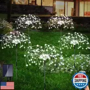 Solar Garden Lights Outdoor Fireworks Lights, 5 Pack Decorative Solar Lamps W