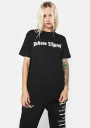 [Long Clothing] Behave Thyself Graphic Tee