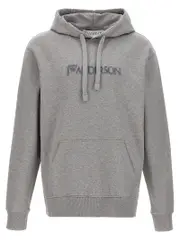 [J.W. Anderson] J. W. Anderson-Hoodie With Embroidery Felpe Grigio-Uomo S Gray