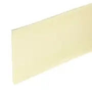 10ft x 6" Baseboard Trim Peel and Stick Flexible Molding Khaki Wood Grain