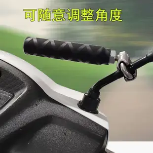 機車騎士用品適用鈴木UY125小孩扶手UU125摩托車改裝車頭橫桿手機支架平衡桿