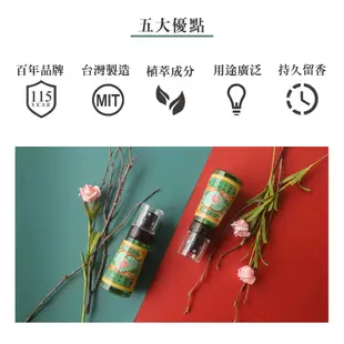 【明星1907】明星花露水 噴霧型（60ml）| 消毒 香水 花露水 酒精 植萃原料 食用級酒精 居家必備 百年品牌