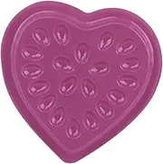 100Pcs Eyelash Extension Glue Tray Eyelash Drop Tray Heart Shape Grafting Eyelashes Tray with Base Flower Girl Home, purple
