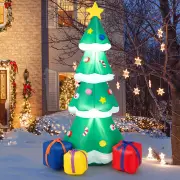 Costway180CM Inflatable Christmas Tree with Gift Boxes & LED Light