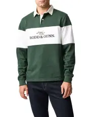 [Rodd & Gunn] Foresters Rugby Sweat in Green