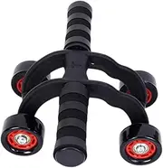 STARTIST 4 Wheel Abdominal Exercise Roller Fitness Equipment, Abdominal Exercise, Core Strengthening Workout Equipment for Women Men