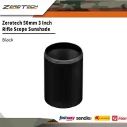 Zerotech 50mm 3 Inch Rifle Scope High Quality Sunshade Black #zta-sunshade50