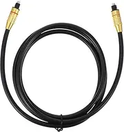 Yardenfun 1 PC Od Digital Optical Audio Cable Fiber Male to Male Cord Plated Connectors for Optimal Sound Low Loss Core for Enhanced Audio Performance Compatible with Home Theatre Systems