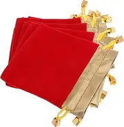 Ipetboom 10pcs Velvet Drawstring Pouches for Jewelry Accessories Collectibles Soft Durable Storage Bags for Organizing Travel Drawstring Bags