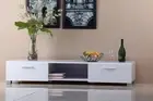 New White High hi Gloss TV Entertainment Unit Stand Cabinet Storage
