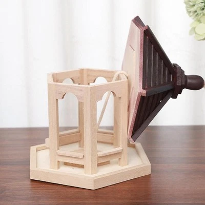 Outside Hanging Wooden Bird Feeder Lightweight for Garden Yard Pavilion Roof
