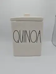 Rae Dunn Artisan Collection Magenta Quinoa Canister Jar with Sealed Lid