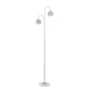 Oneta 2 Lights Floor Lamp, White