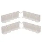 Spice Grippers Clips Wall Mount Seasoning Rack Organizer for Spice Containers