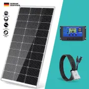 12V 300W Solar Panel Kit Mono Fixed Caravan boat Camping Power Battery Charging