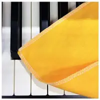 在飛比找蝦皮商城優惠-THMC 樂器專用擦拭布 雙面黃色款【敦煌樂器】