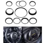 Interior Dashboard Ring Cover Trim Carbon Look For BMW Mini Cooper F55 F56 (for: Mini)