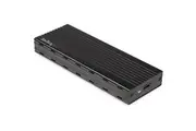 StarTech.com Drive Enclosure - USB 3.1 Type C Host Interface - UASP Support External - Black - 1 x SSD Supported - 1 x Total Bay