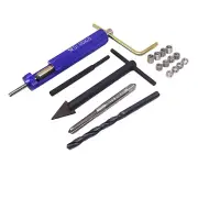 Thread Repair Kit M5 x 0.8 Drill Tap Extraction Removal Tool 12 Inserts