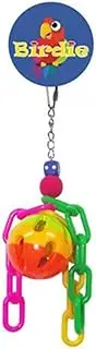 Birdie Ball with Plastic Chain Bird Toy