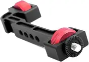 Gimbal Stabilizer Rotatable Ex Ion Bracket Holder Support with 1/4 Inch Screw Cold Shoe Mount for Mounting Microphone Light Compatible with Ronin S/Sc Weebill S/Lab/Crane 3 Black