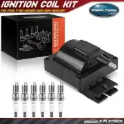 1x Ignition Coil & 6x Iridium & Platinum Spark Plug Kits for Ford F-150 Ranger (for: Ford)