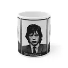 Mick Jagger Mugshot Coffee Mug 11oz | Magnificent 1967 Redlands Mug Shot | NEW